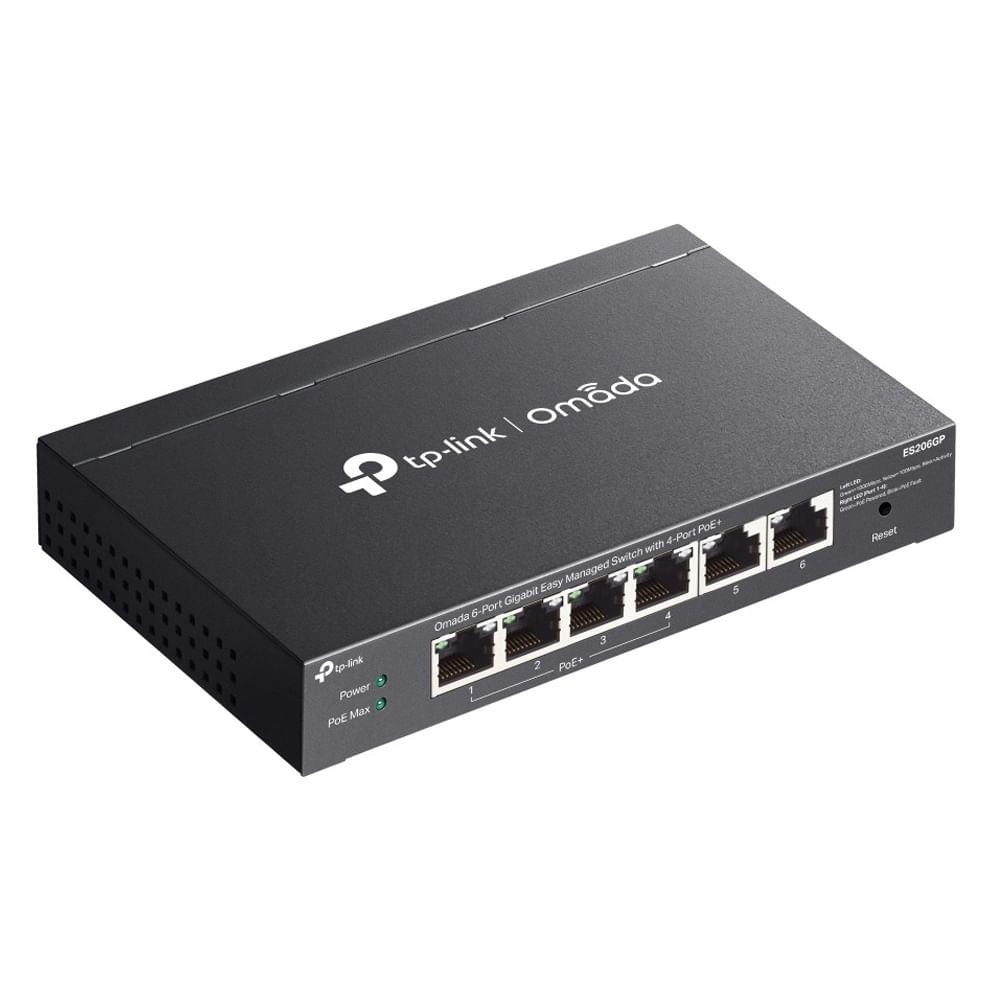 Router TP-Link ES206GP 6-Port Gigabit E velocidad