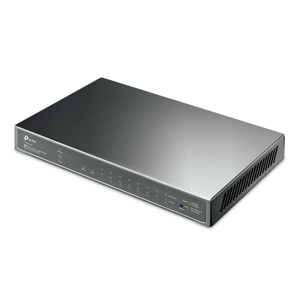 Switch TP-Link SG2210P 10 Puertos Gigabit con PoE para   de Alto Rendimiento