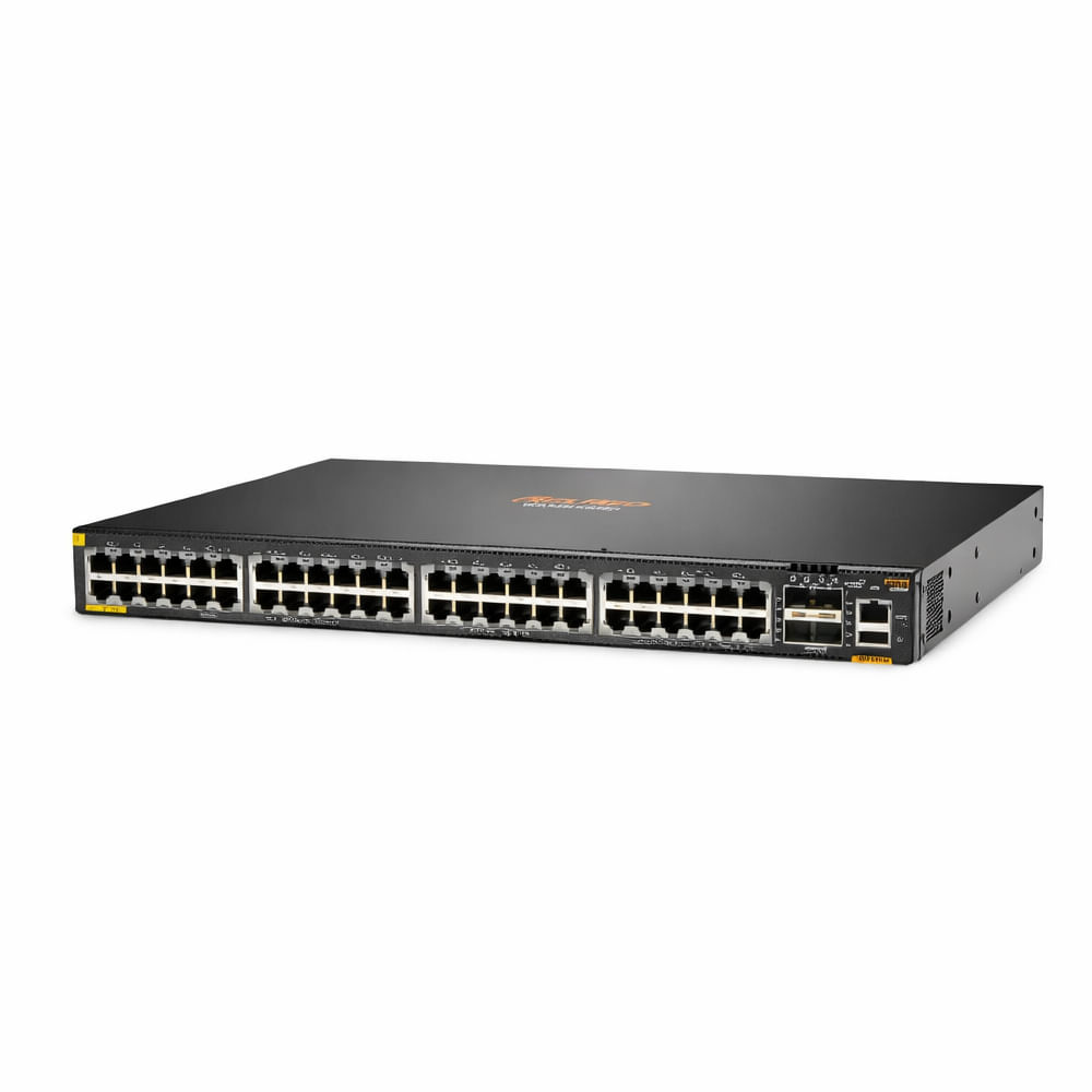 Conmutador HPE Aruba 6200F 48G PoE 370W Conectividad 10 km