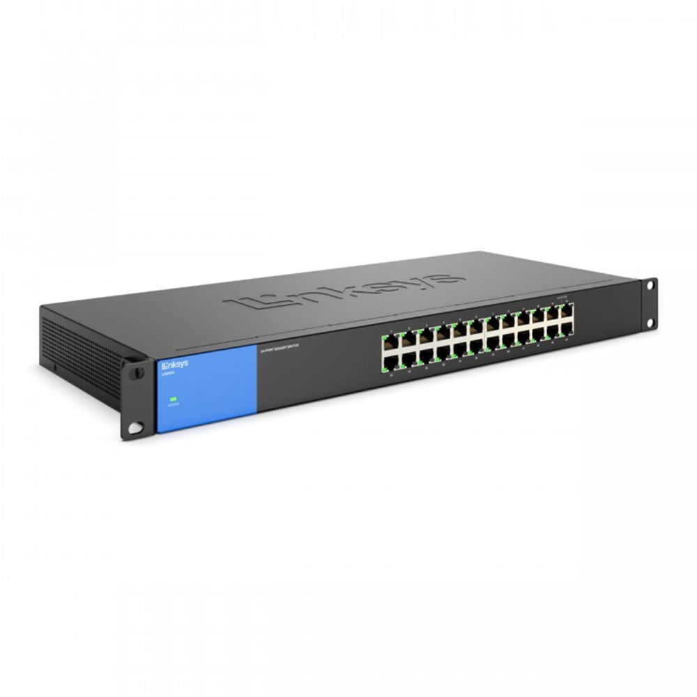 Switch Gigabit Linksys LGS124 24 Puertos Metalico Alto Rendimiento