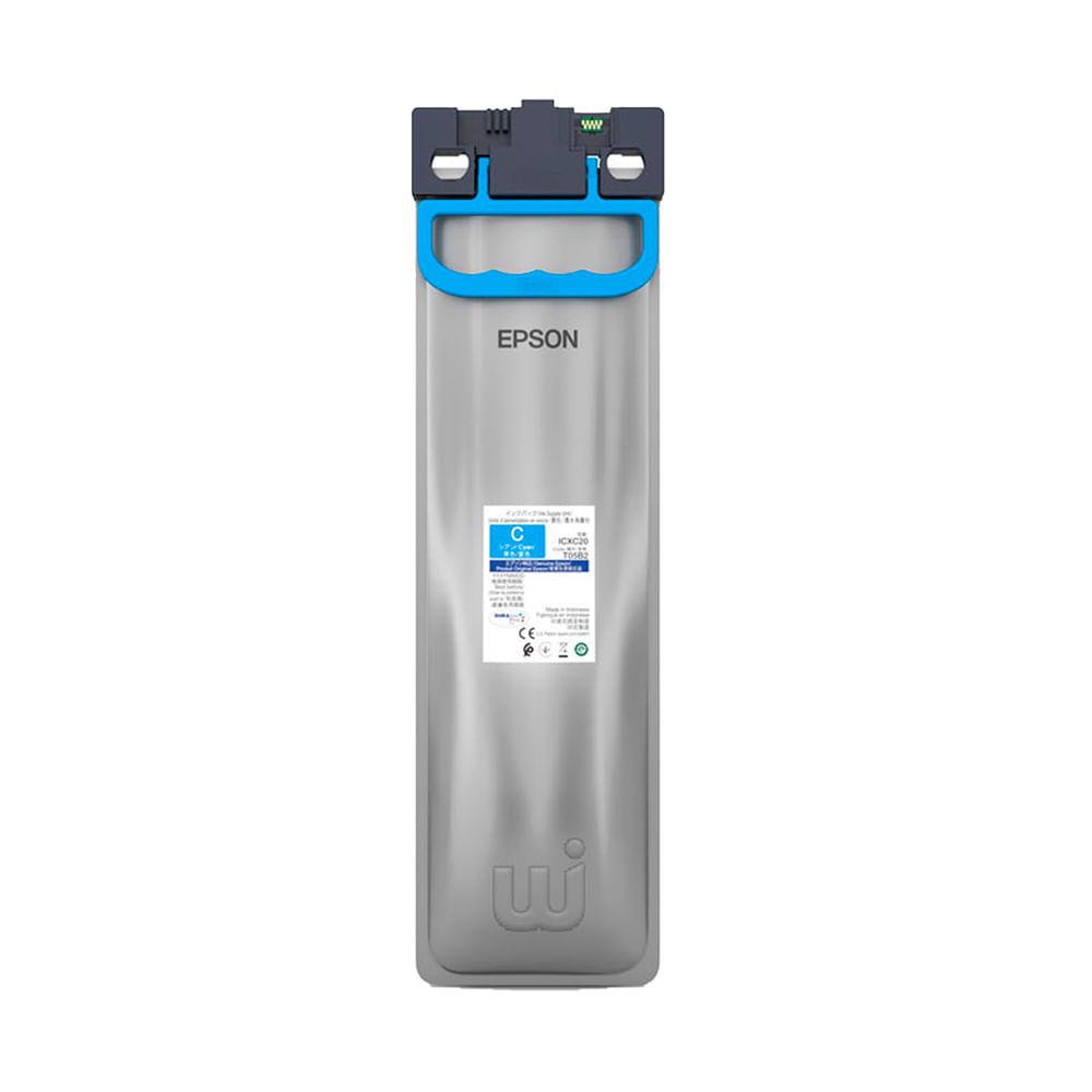 Tinta cian Epson T05B220 para impresoras WF-C878R y C879R - cartucho original de alta calidad