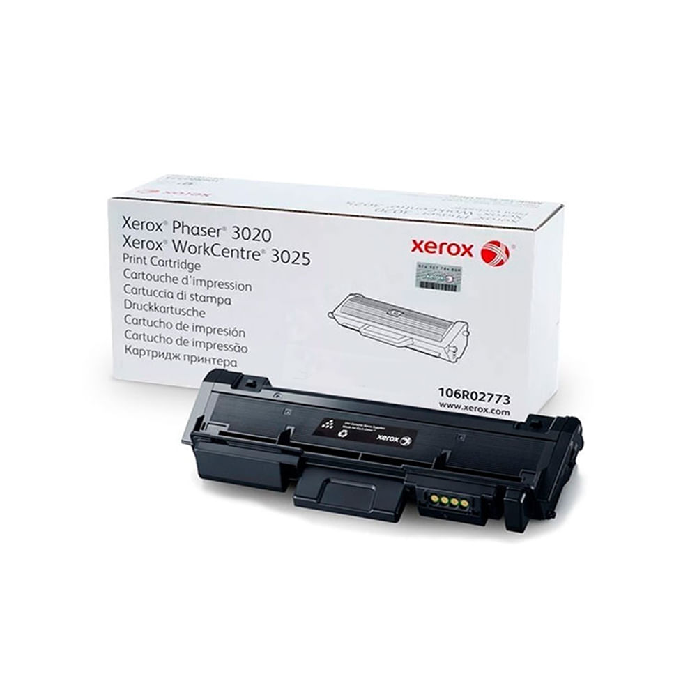 Tóner Xerox 106R02773 para Phaser 3020 y WorkCentre 3025, alta calidad de impresión y rendimiento op