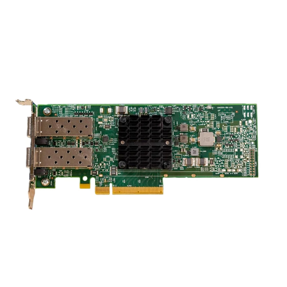 Tarjeta Ethernet Dell 25GBase-X PCIe SFP28 25Gbit/s Fibra Óptica Bajo Perfil 2 Puertos Broadcom 5741