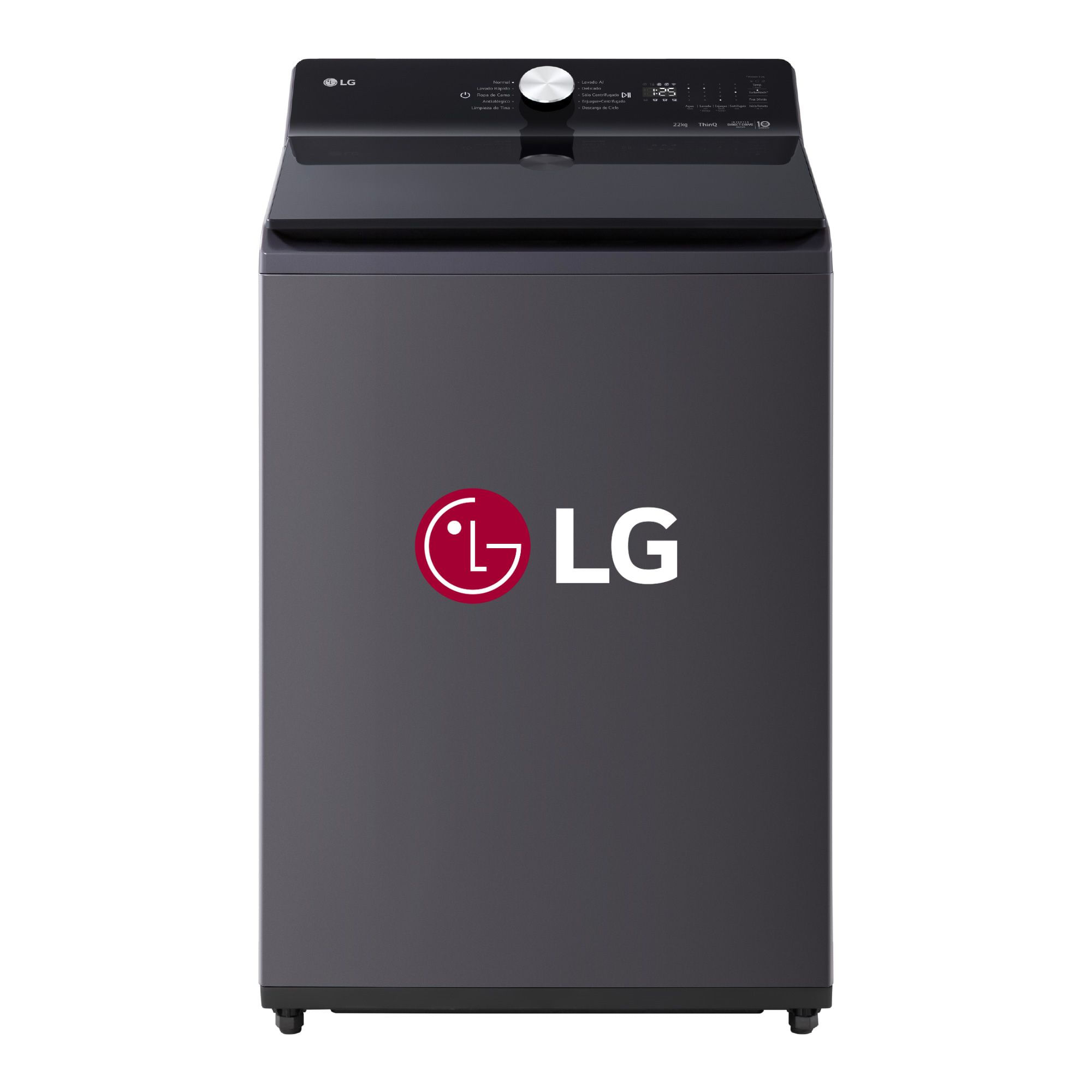 Lavadora LG Carga Superior 22KG WT22EGTXS Grafito