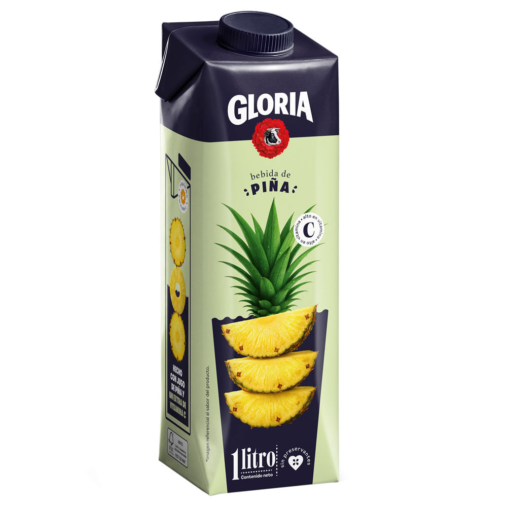 Bebida de Piña GLORIA Tetrapack 1L