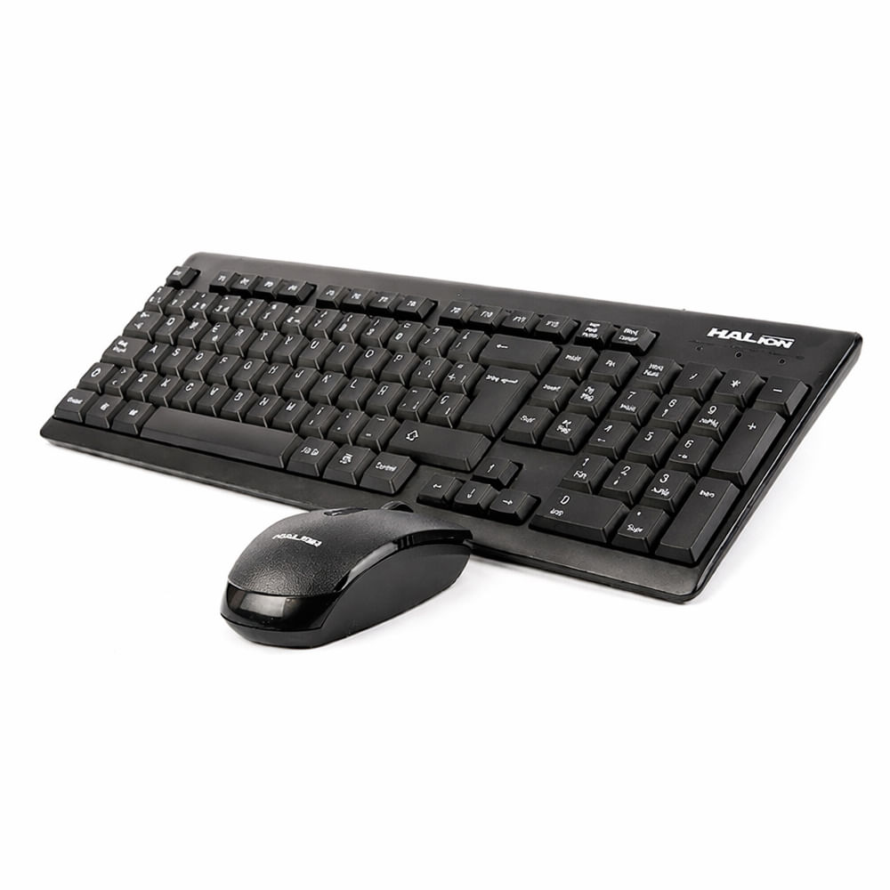 Teclado Mouse Halion HA-K204W Inalambrico