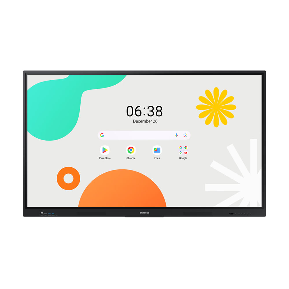Pantalla Interactiva Samsung WA75F 75"" LCD 4K UHD Táctil HDMI Bluetooth Android 14   Señalizació