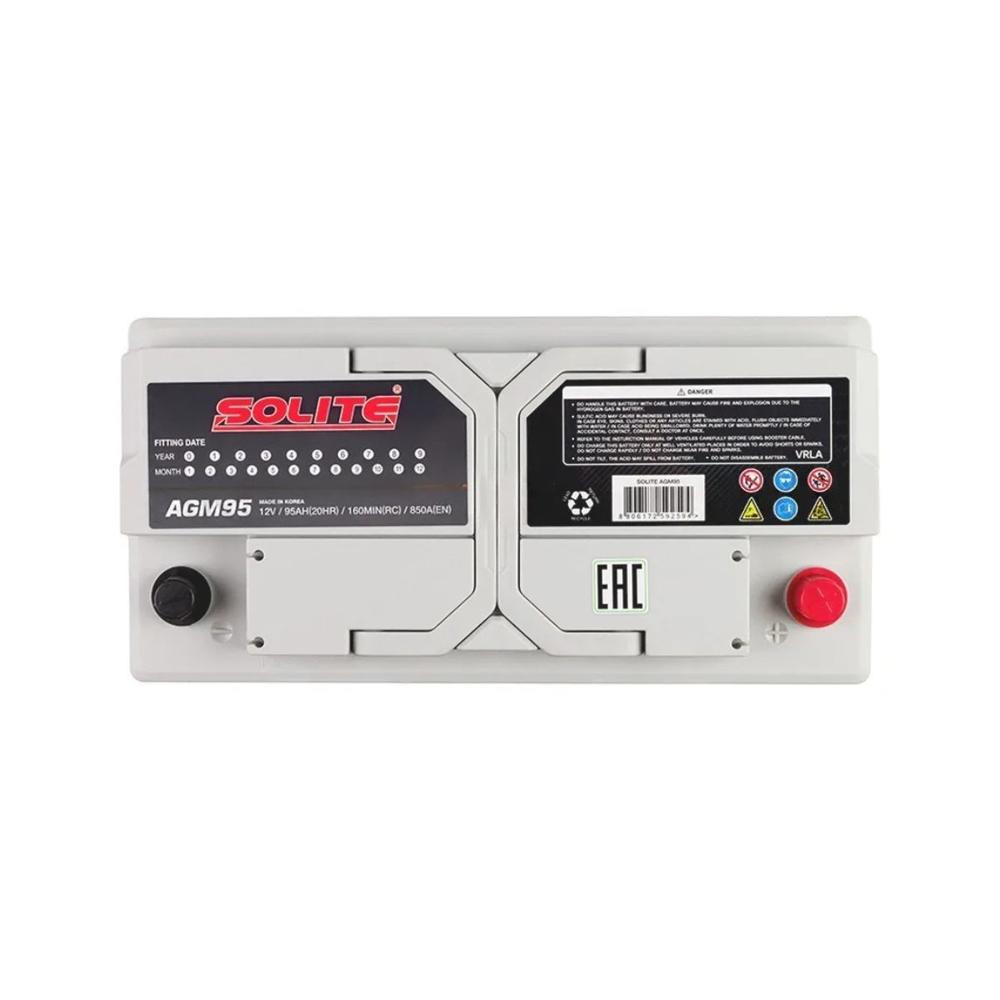 Batería Auto SOLITE AGM LN5 95AH/850CCA