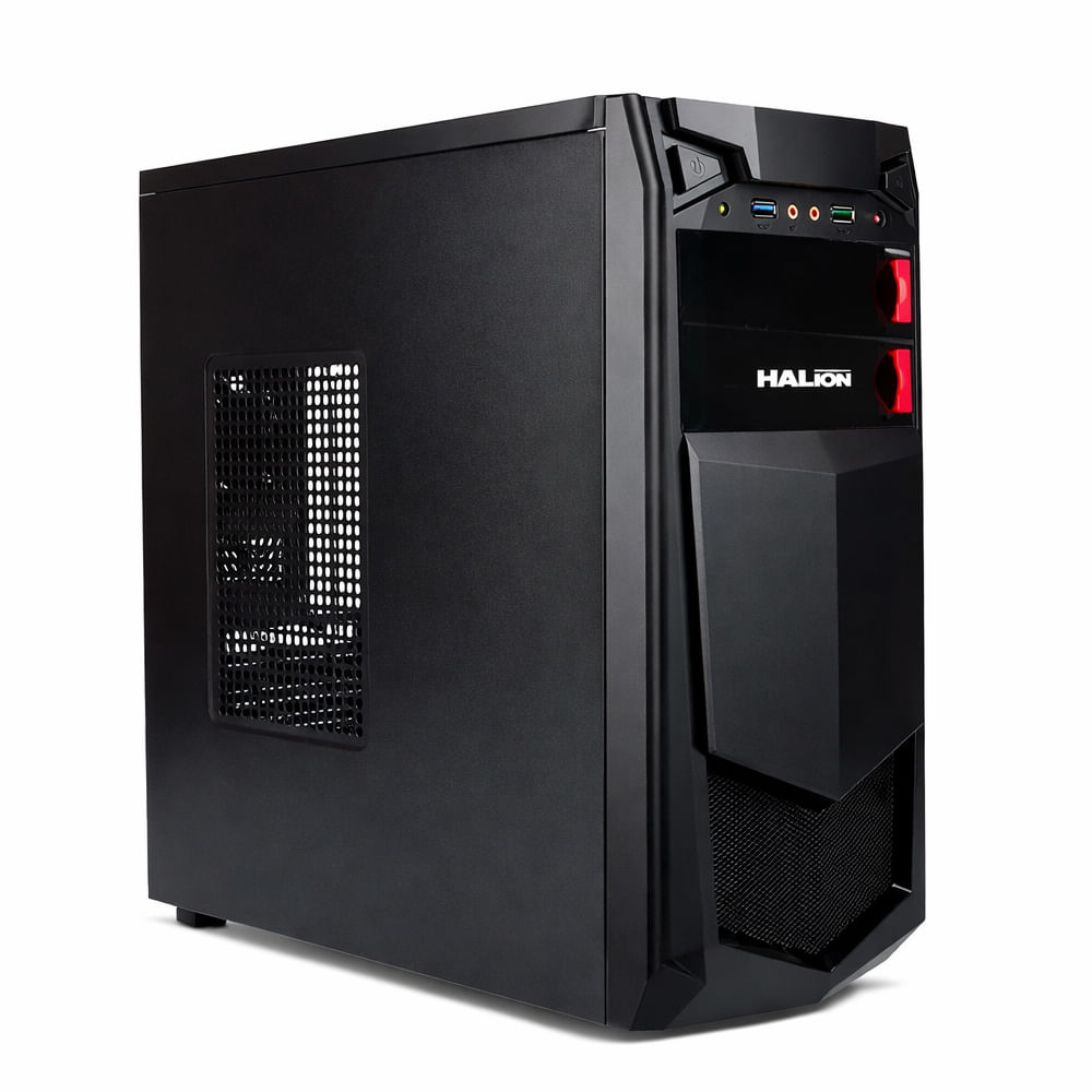 Case Halion Storm 7223 350W Con LED Rojo