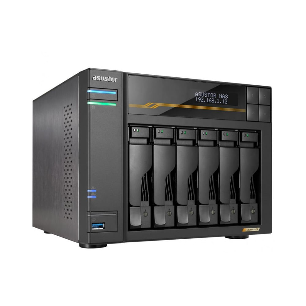 Nas ASUSTOR AS6806T 6 Bay  capacidad  almacenamiento