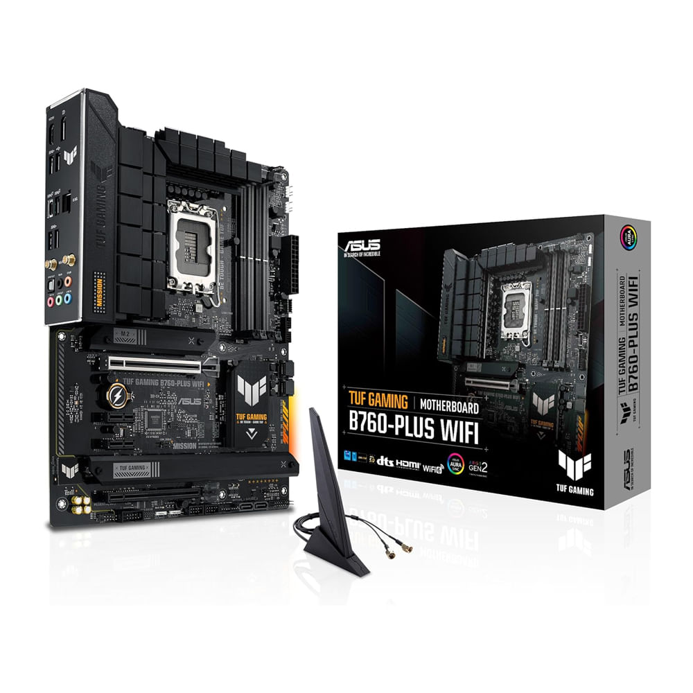 Placa Base ASUS TUF GAMING B760-PLUS WIFI ATX con Chipset Intel B760 y Socket LGA1700