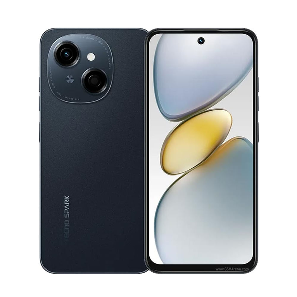 Celular Tecno Spark Go 1 KL4 4+128 4G LTE capacidad 128GB color black