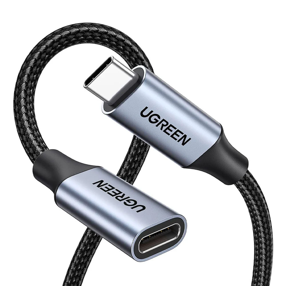 Cable de datos UGREEN US372 30205 USB-C macho a USB-C hembra 1 m