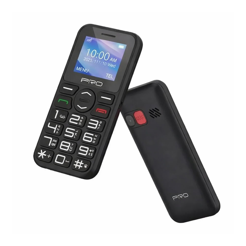 Celular Básico iPRO F183 Dual SIM 1.8"" LCD, conectividad GSM, color Black