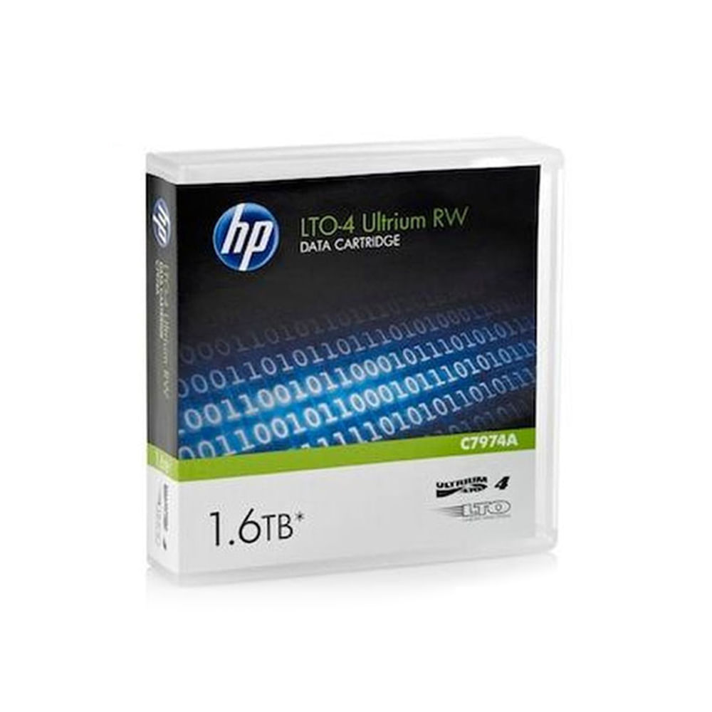 Data Tape HP Ultrium 4 800GB 1.6TB C7974A Almacenamiento Magnético de Alta Capacidad