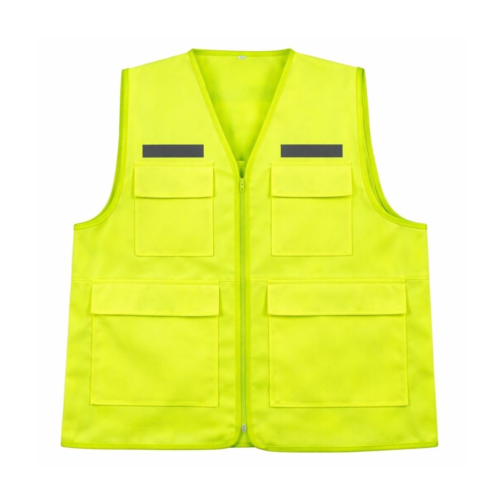 CHALECO REFLECTIVO DRIL MARCA WORKFORCE COLOR VERDE TALLA S