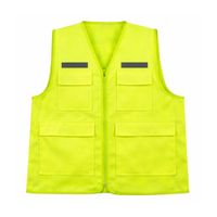 CHALECO REFLECTIVO DRIL MARCA WORKFORCE COLOR VERDE TALLA M
