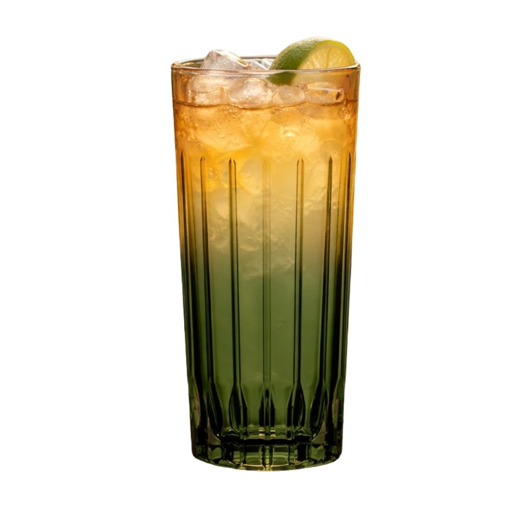 Vaso Alto Madrid Bebidas Ambar & Verde Cristar