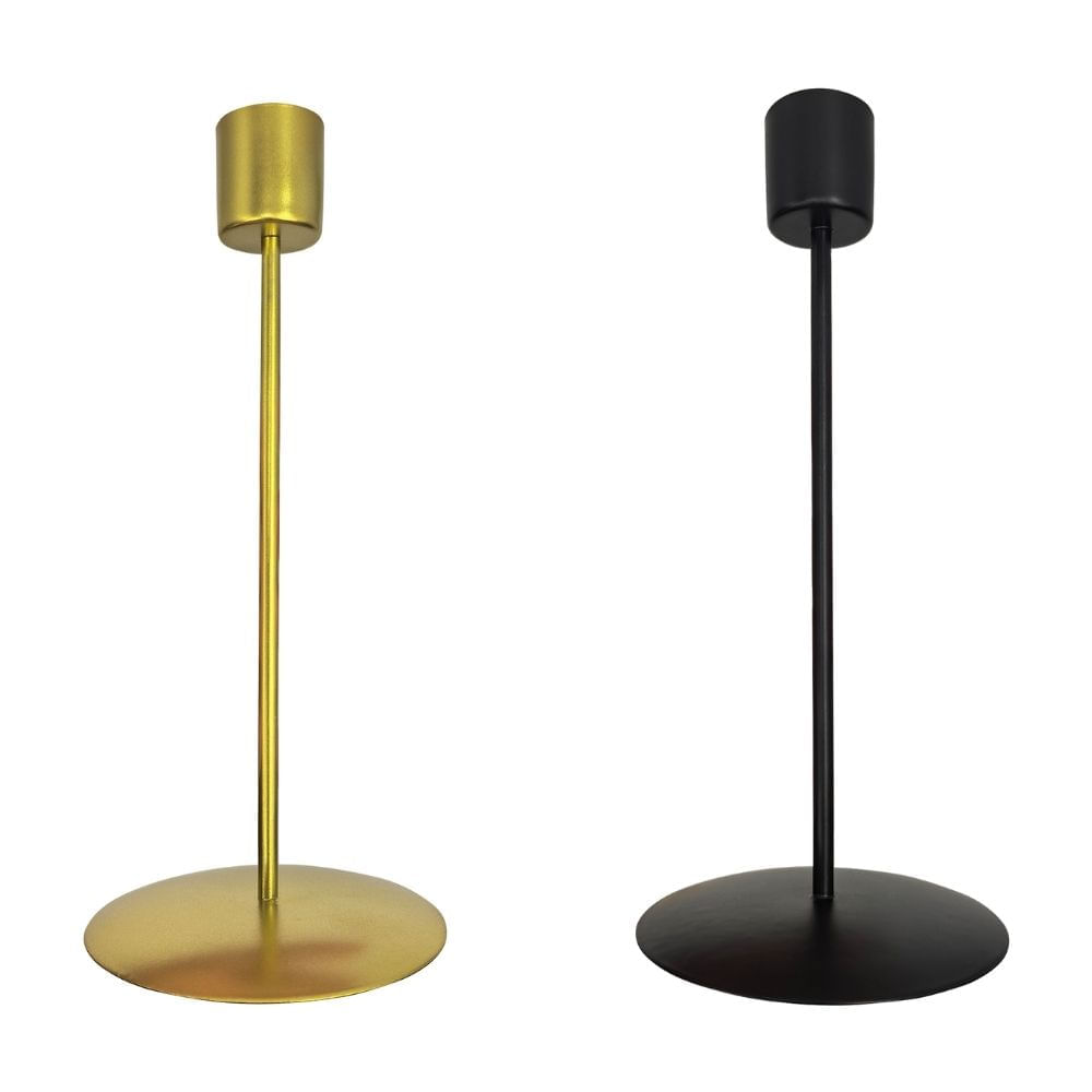 Candelabro 12cm - Diseño Aleatorio Orange