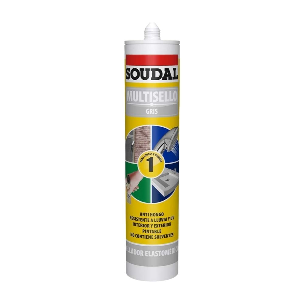 Multisello Universal Gris 300ml Soudal