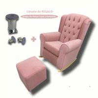 Sillon Mecedor de Lactancia Antifluido color PALO ROSA