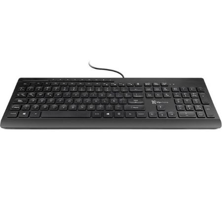 Teclado Multimedia Ultradelgado USB KKM-252S