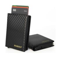Billetera Tarjetero Con Protección RFID Pop UP