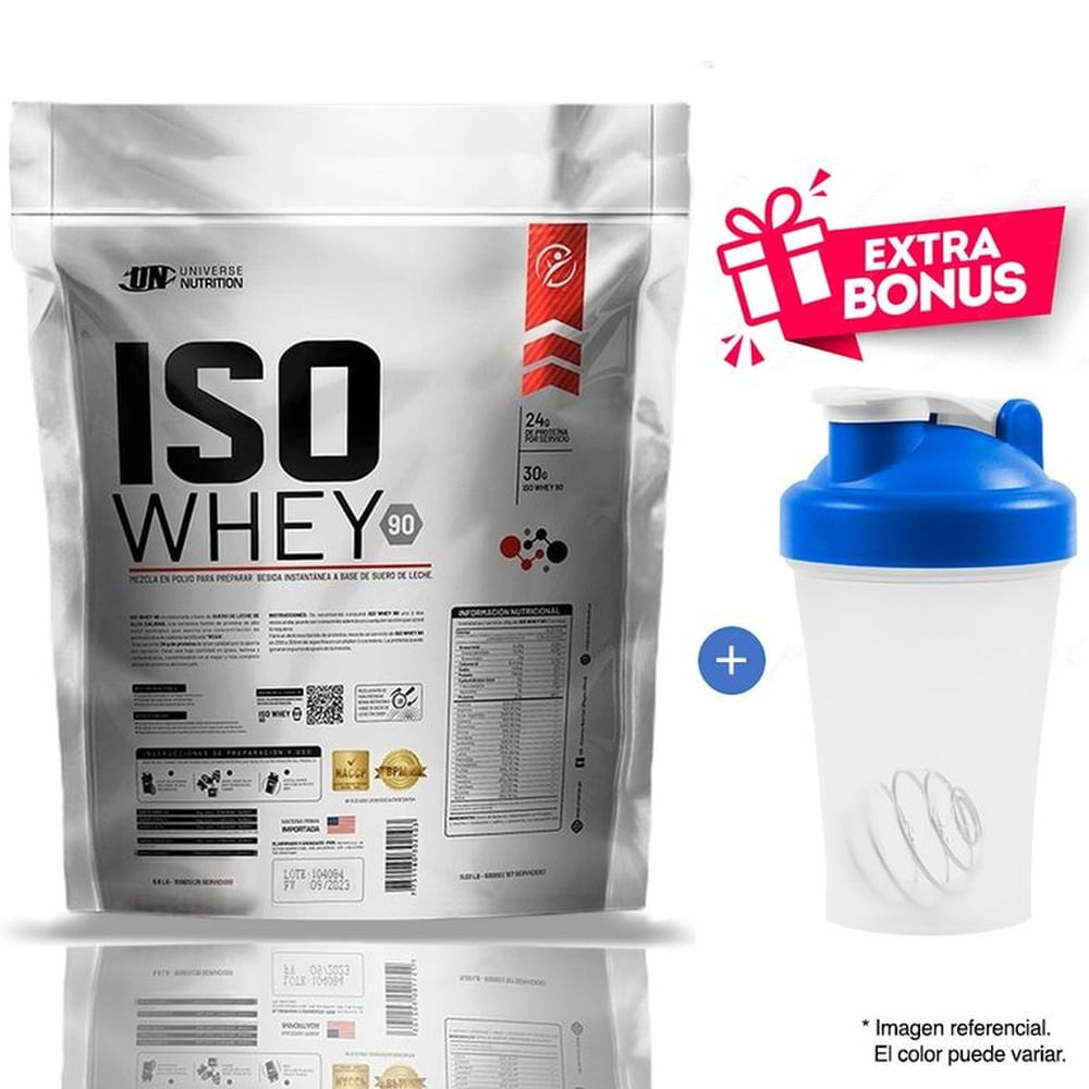 ISO WHEY 90 DE 5KG UNIVERSE NUTRITION COOKIES AND CREAM + SHAKER