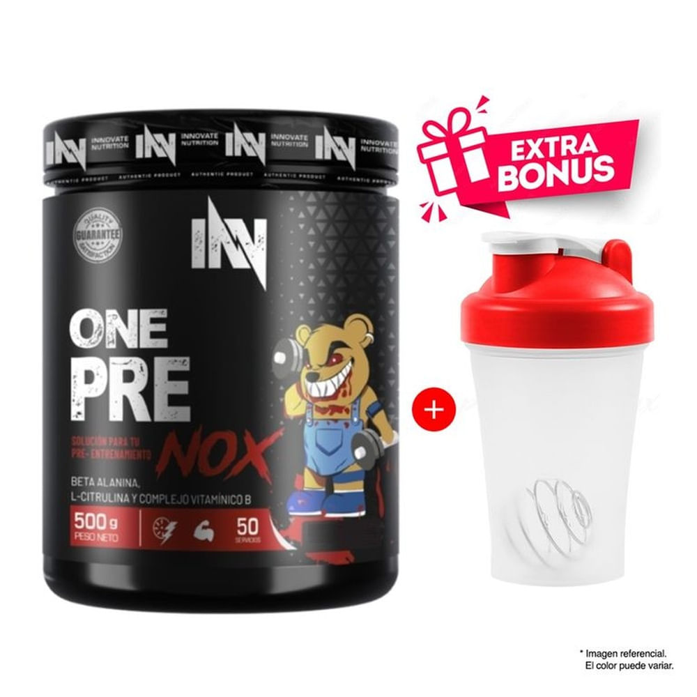 Pre - Entreno One Pre Nox 500 gr Fruit Punch