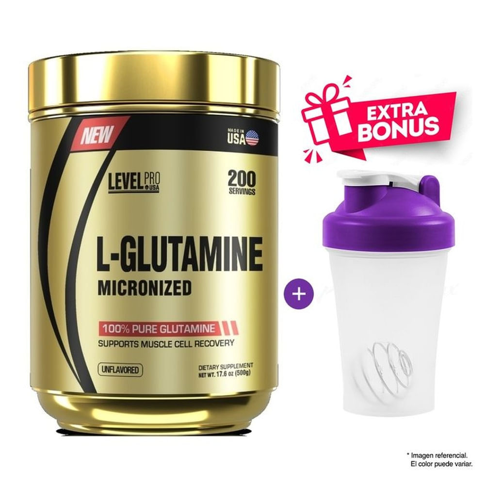 Glutamina Level Pro Glutapure 500gr