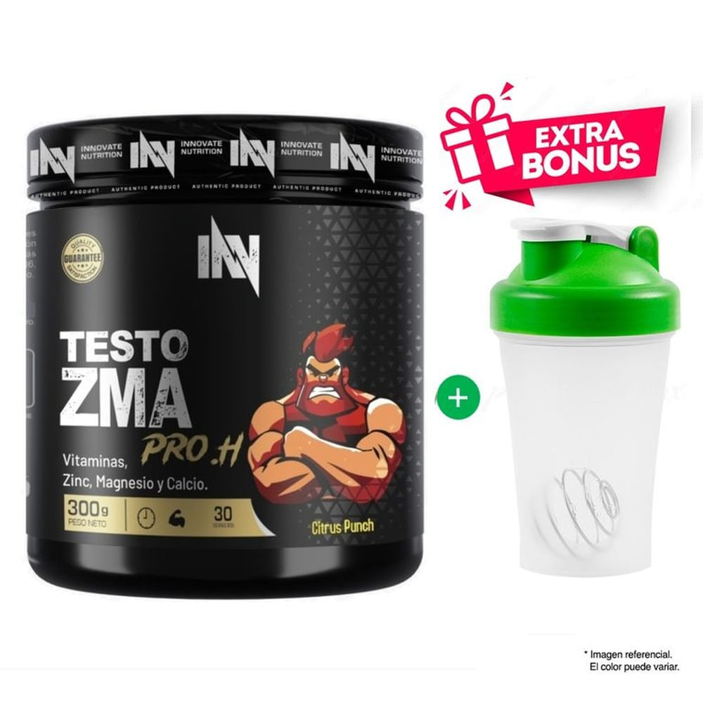 ZINC MAGNESIO ZMA PRO.H ONE DE 300 G. INNOVATE NUTRITION