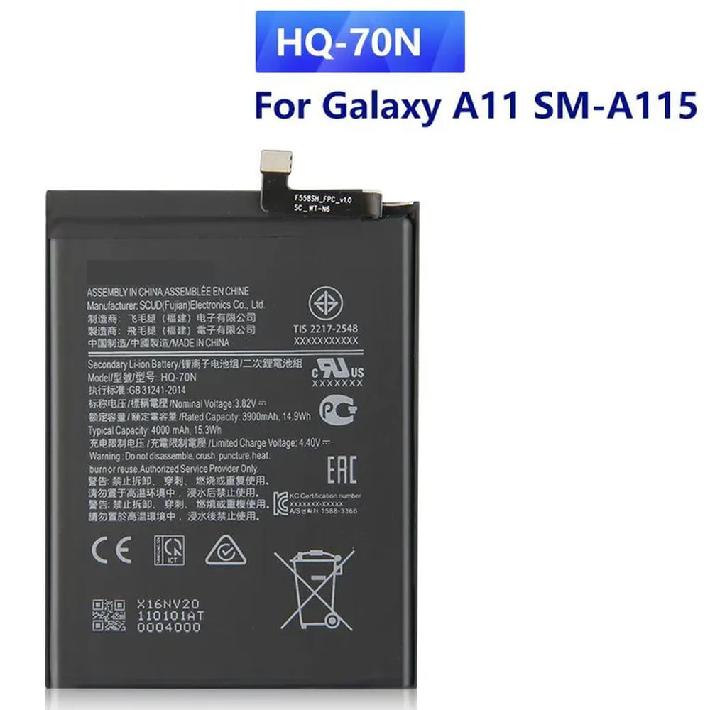 BATERIA SAMSUNG A11 TORIGINAL-SM NUEVO