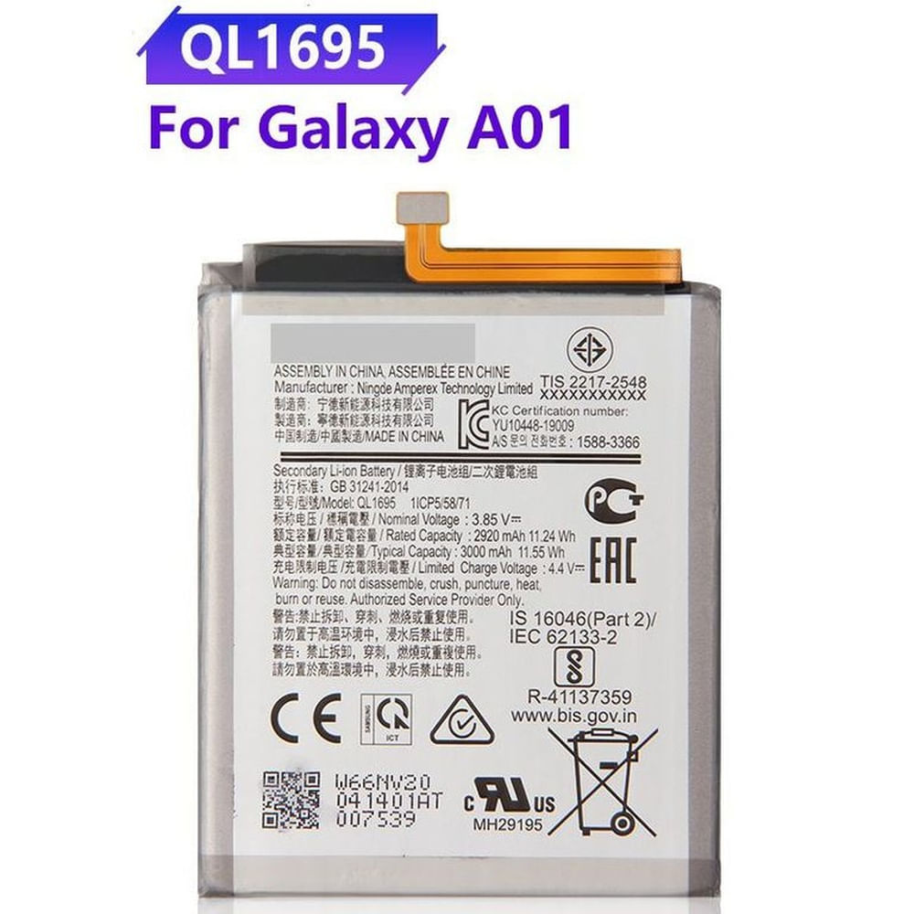 BATERIA SAMSUNG A01 TORIGINAL-SM NUEVO