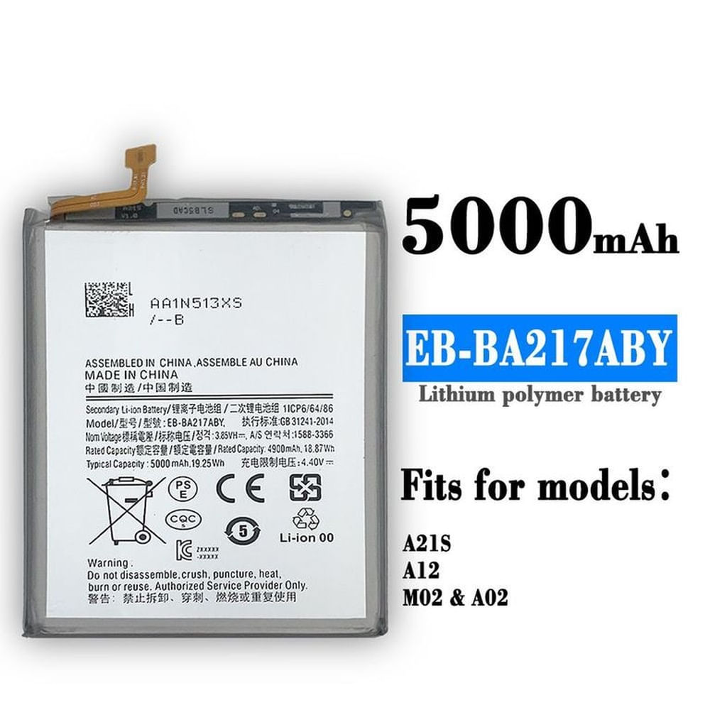 BATERIA SAMSUNG A21S - A12 - A02 TORIGINAL-SM NUEVO
