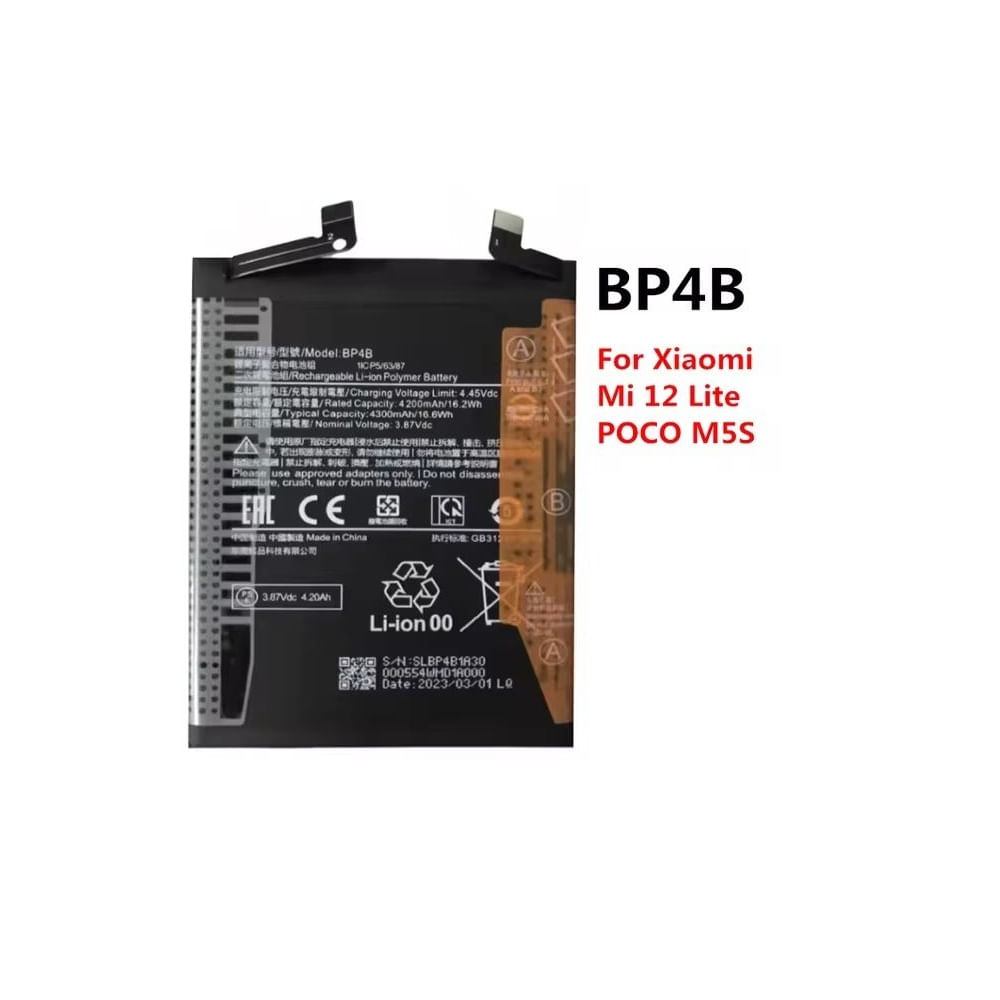 BATERIA REDMI MI 12 LITE - POCO M5S - BP4B NUEVO