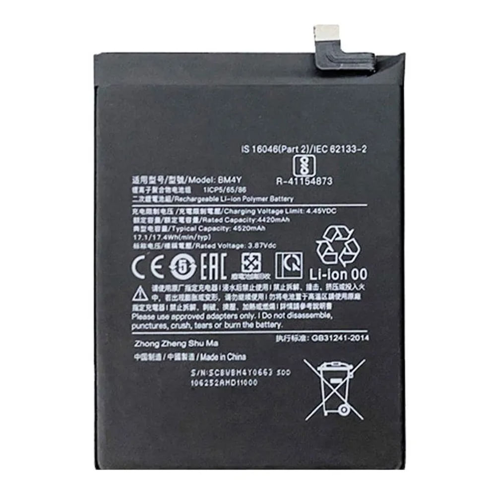 Bateria xiaomi poco f3 - redmi k40 pro  bm4y  nuevo