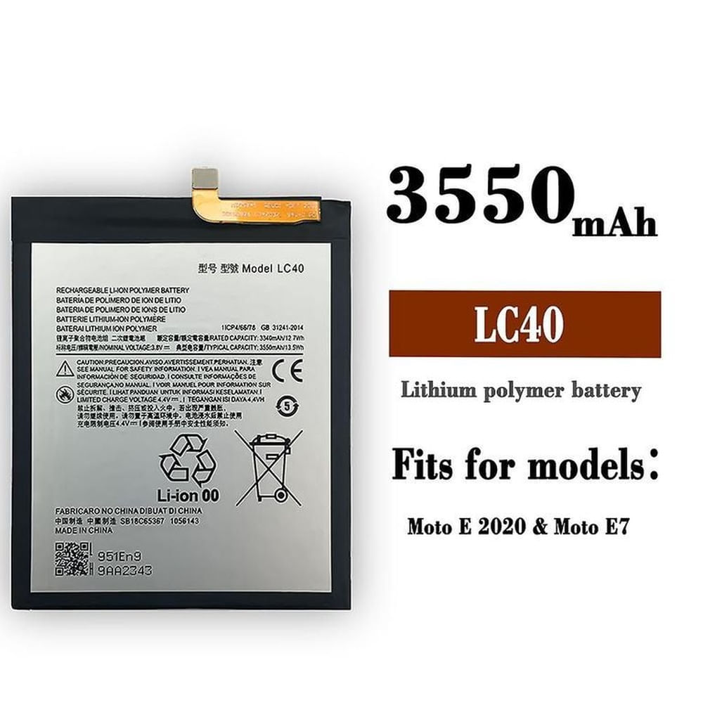 BATERIA MOTOROLA E7-E 2020  LC40  TORIGINAL-SM  NUEVO.