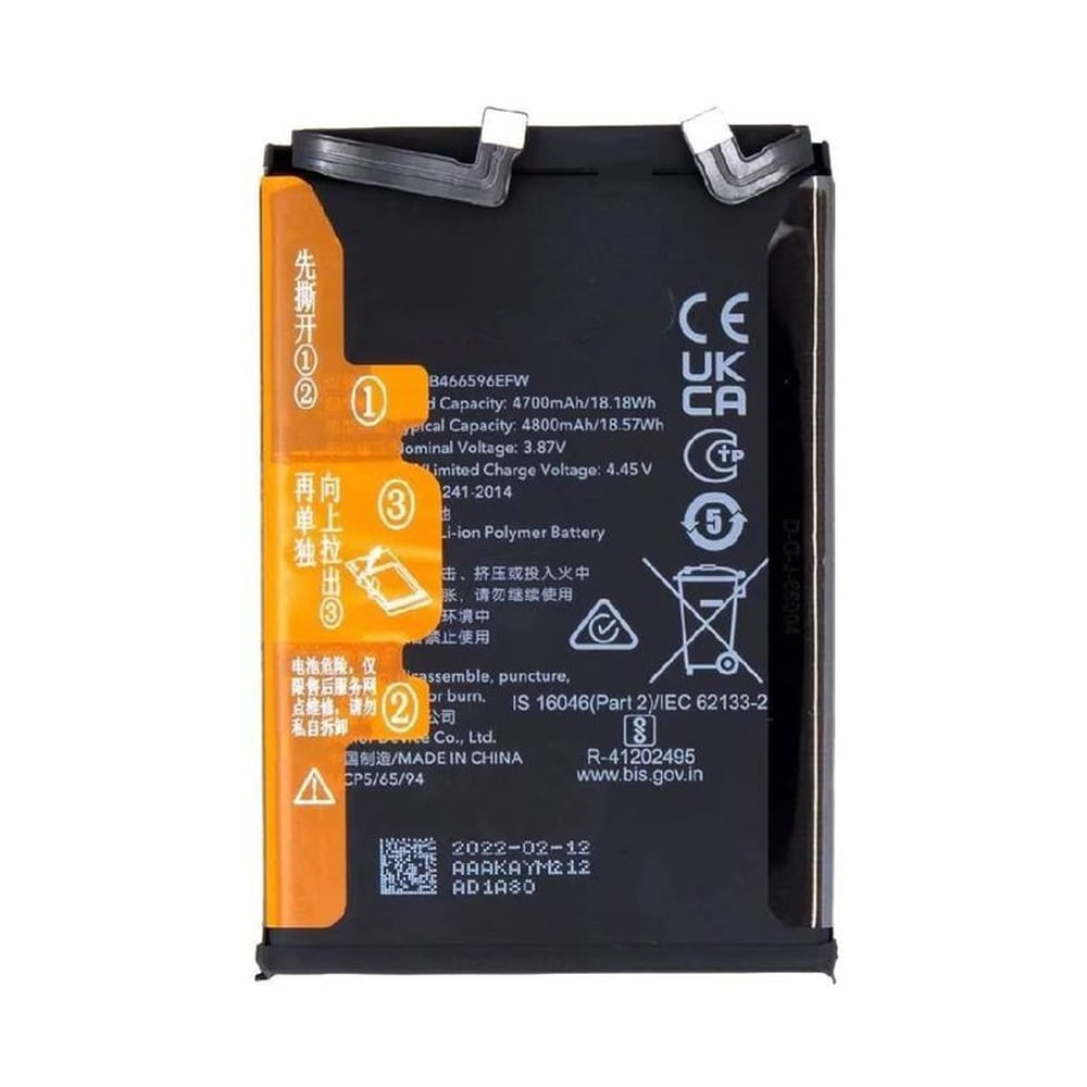 BATERIA  HONOR MAGIC 4 LITE 5G  TORIGINAL-SM  NUEVO-NEGRO.