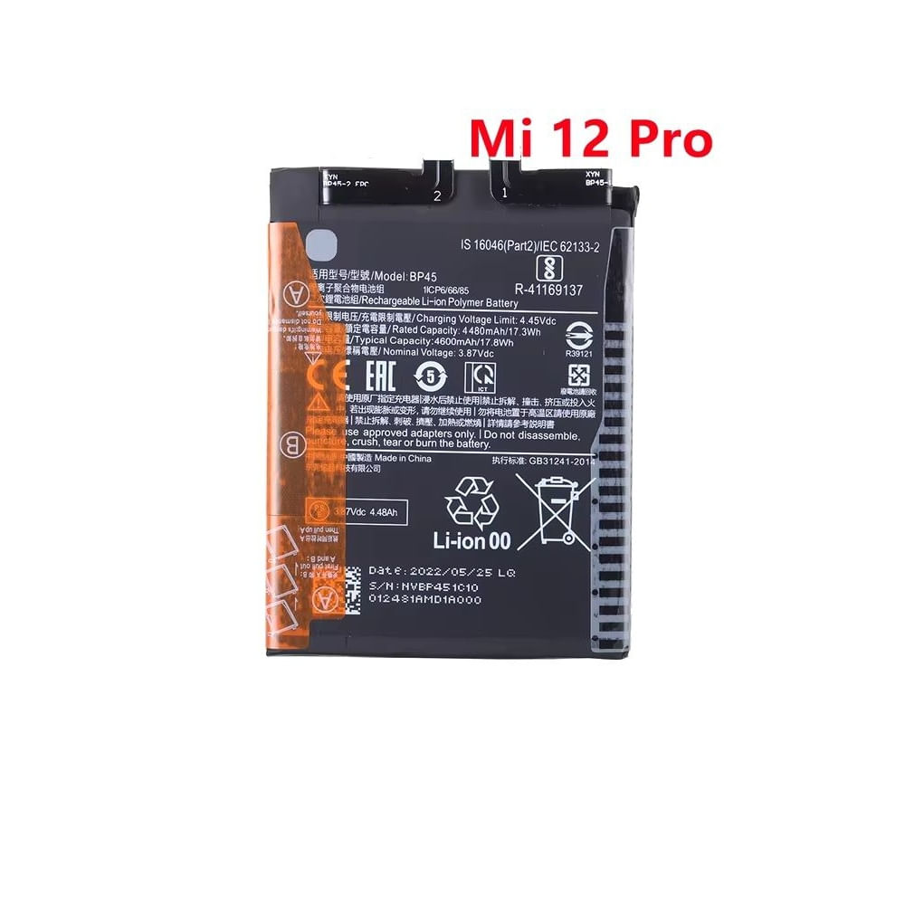 BATERIA  REDMI  Mi 12 Pro -  BP45  NUEVO