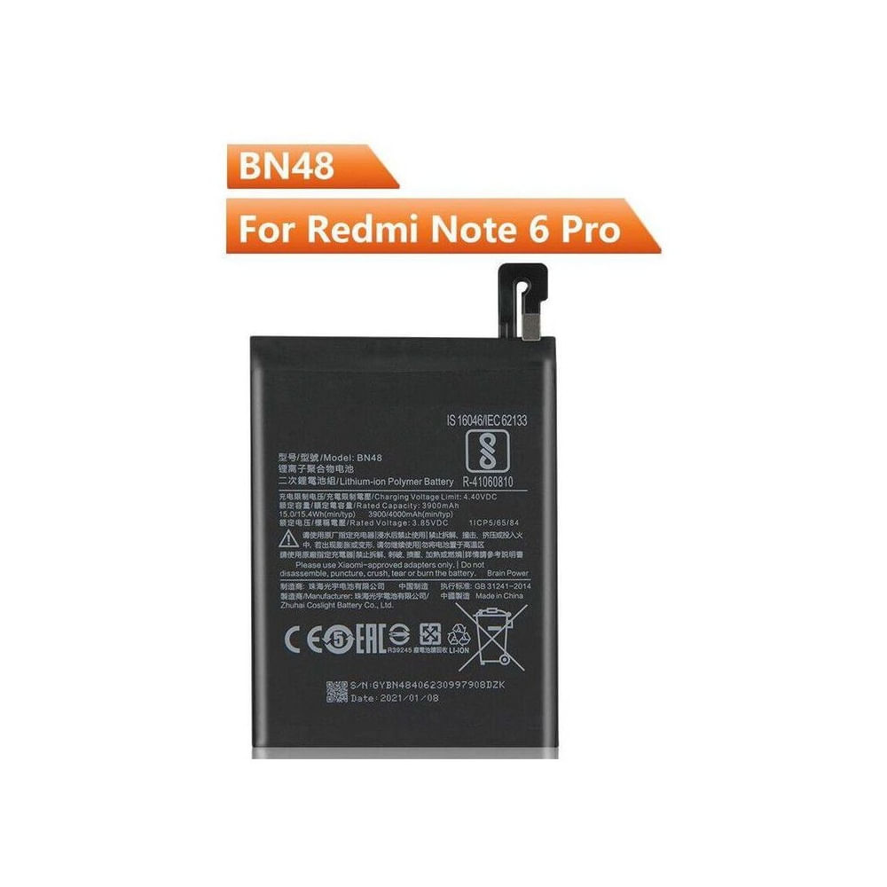BATERIA NOTE 6 PRO  BN48  NUEVO