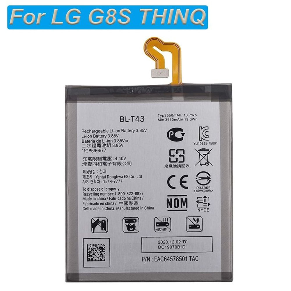 BATERIA LG G8S BL-T43 TORIGINAL-SM NUEVO