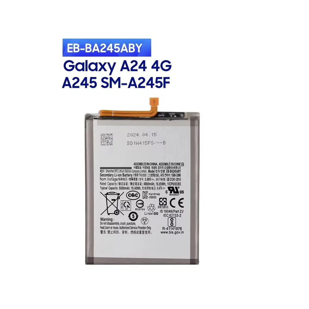 BATERIA SAMSUNG A24 TORIGINAL-SM NUEVO