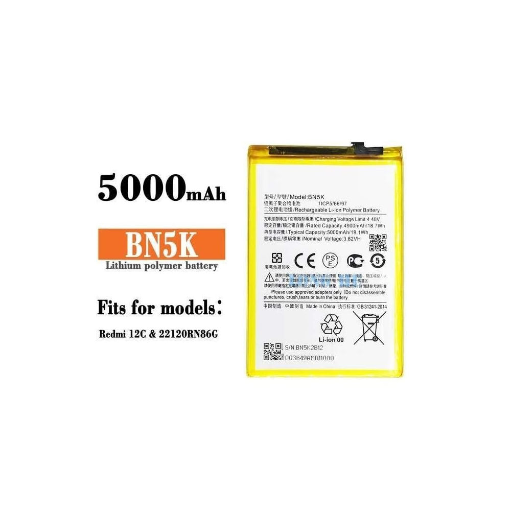 BATERIA PARA 12C - BN5K NUEVO