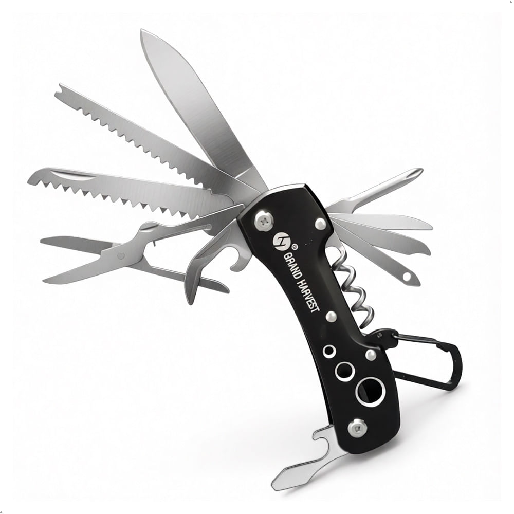 Navaja  Multiusos Grand Harvest Acero 11 en 1Piezas