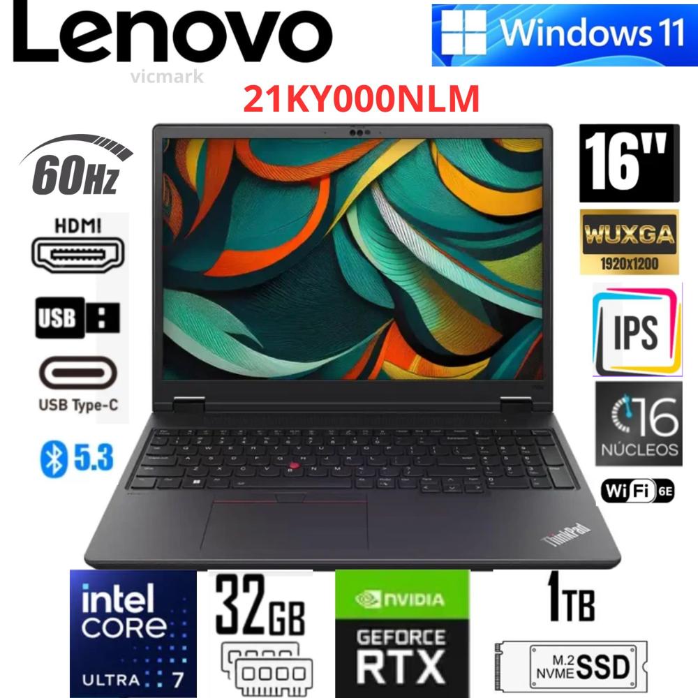 Lenovo ThinkPad P16v Gen 2 Intel Core Ultra 7 155H 32GB RAM 1TB SSD RTX 1000 6GB  WUXGA
