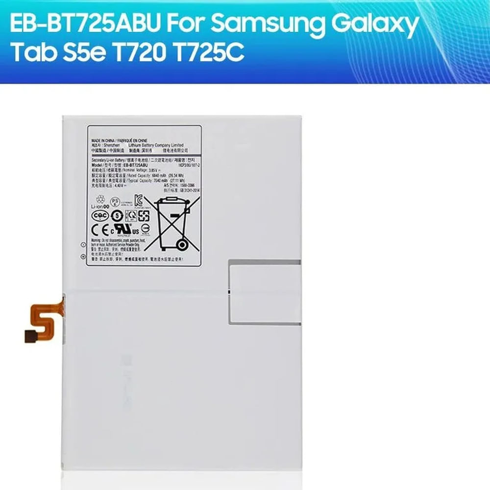 BATERIA SAMSUNG GALAXY TAB S6 - S5E NUEVO-BLANCO