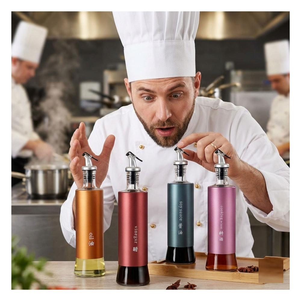 Set x 4 Botellas de Vidrio