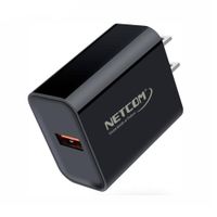 Cargador de Pared CARGA RAPIDA PD 18W QC3.0 USB 3.0 Tipo C NETCOM