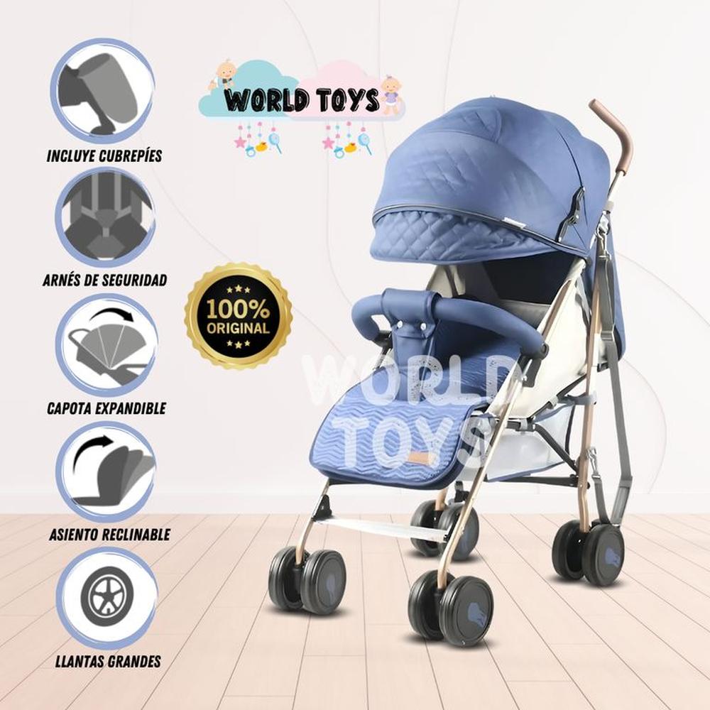 Coche Bastón de Lujo BEAUTI PLUS Blue