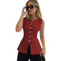 Chaleco Mujer 463G-20 zhara Hilo Color Vino